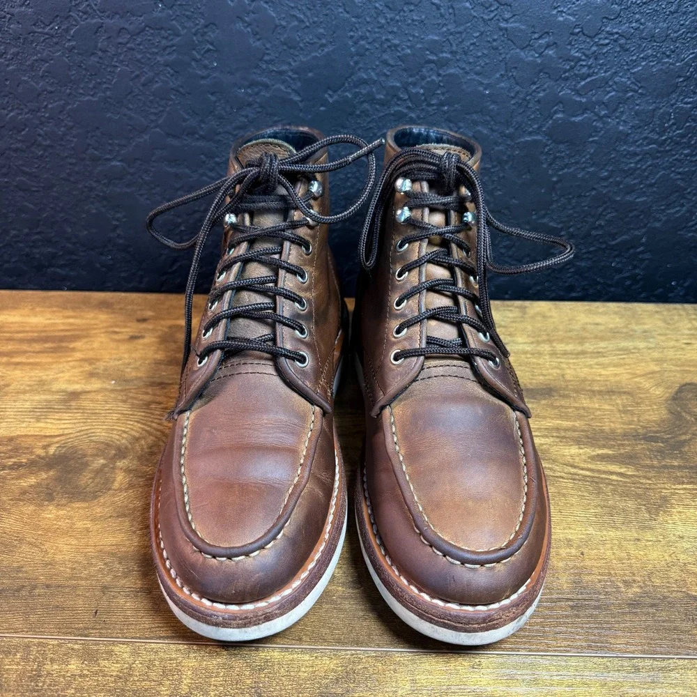 Thursday Diplomat Arizona Adobe‎ Leather Moc Toe Boot Mens Size 7 US